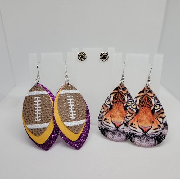 Jewelry - *New* Louisiana State University Inspired Earring